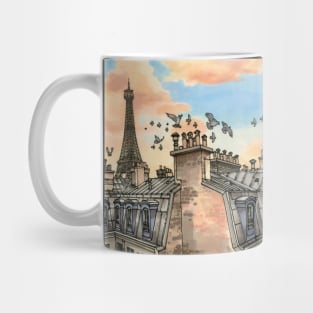 Paris gold Mug